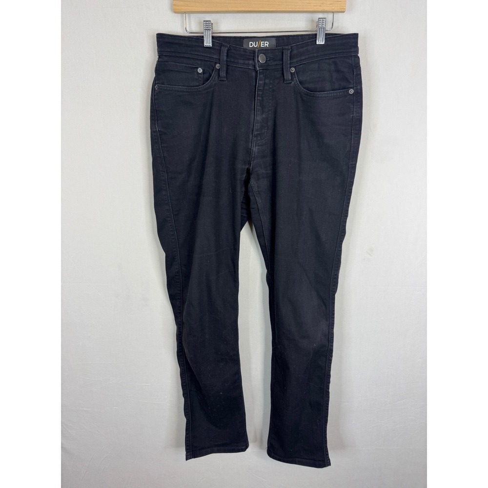 DU/ER‎ L2X Relaxed Taper Performance Jeans Black Coolmax 31x32